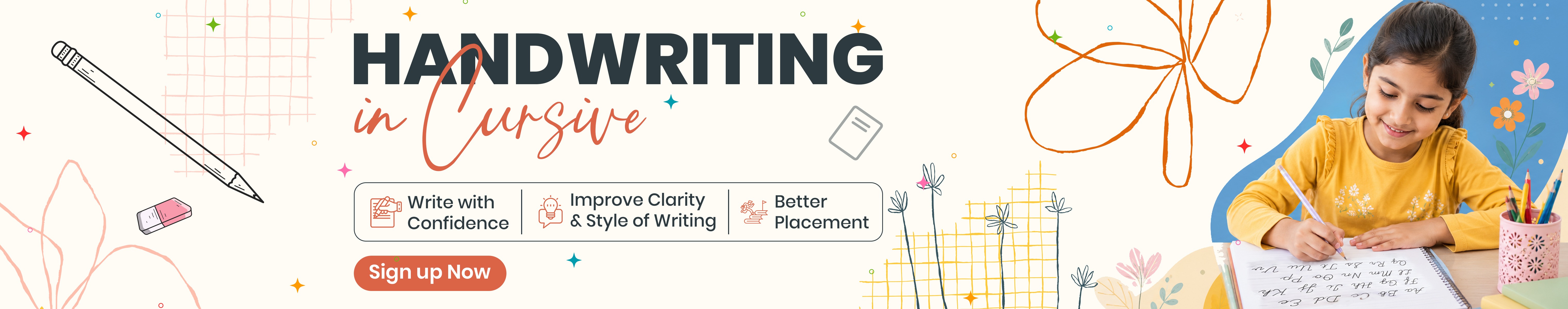 Handwriting Improvement Banner